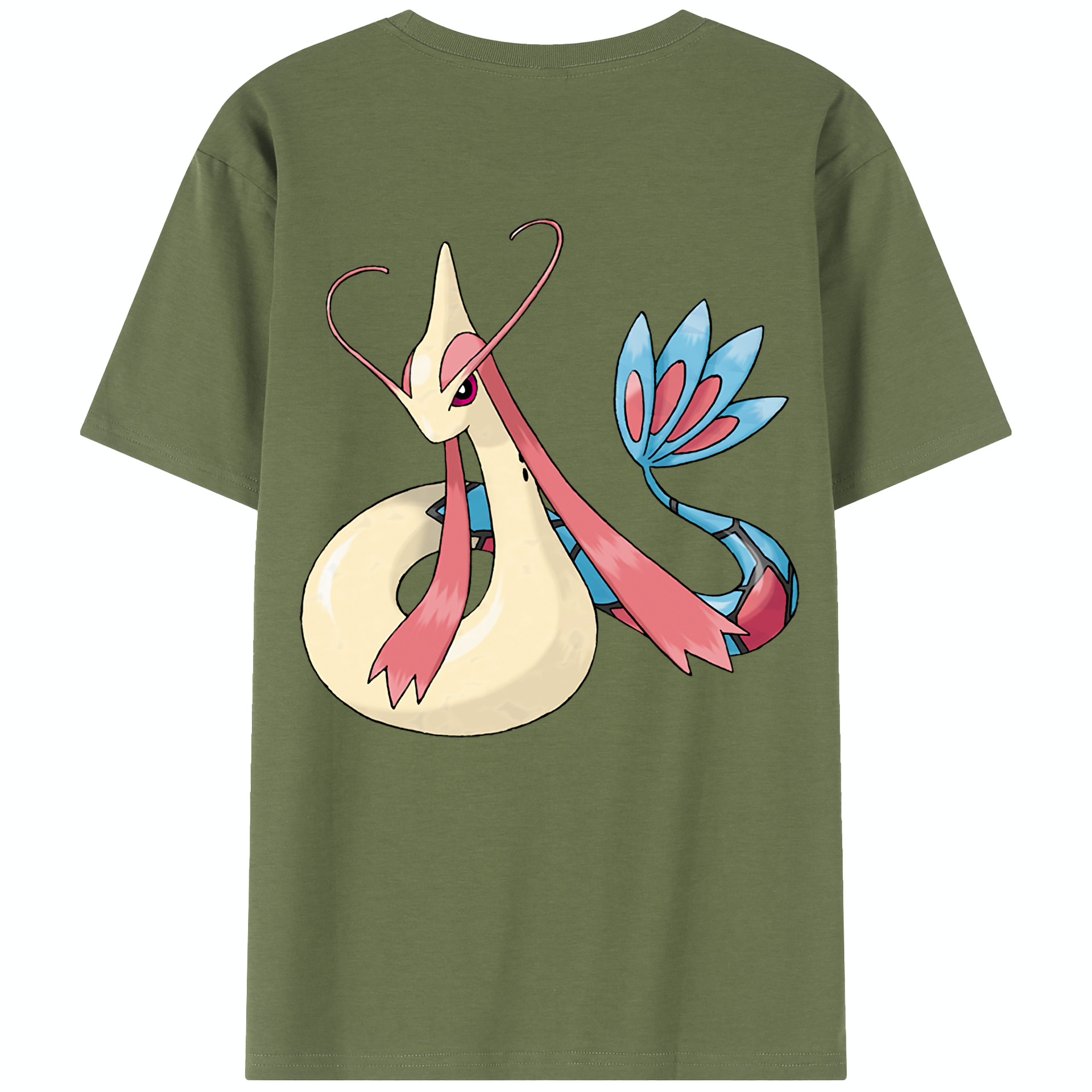 （画像用） ポケットモンスター Pokémon 綿100％半袖Tシャツ（背面プリント）